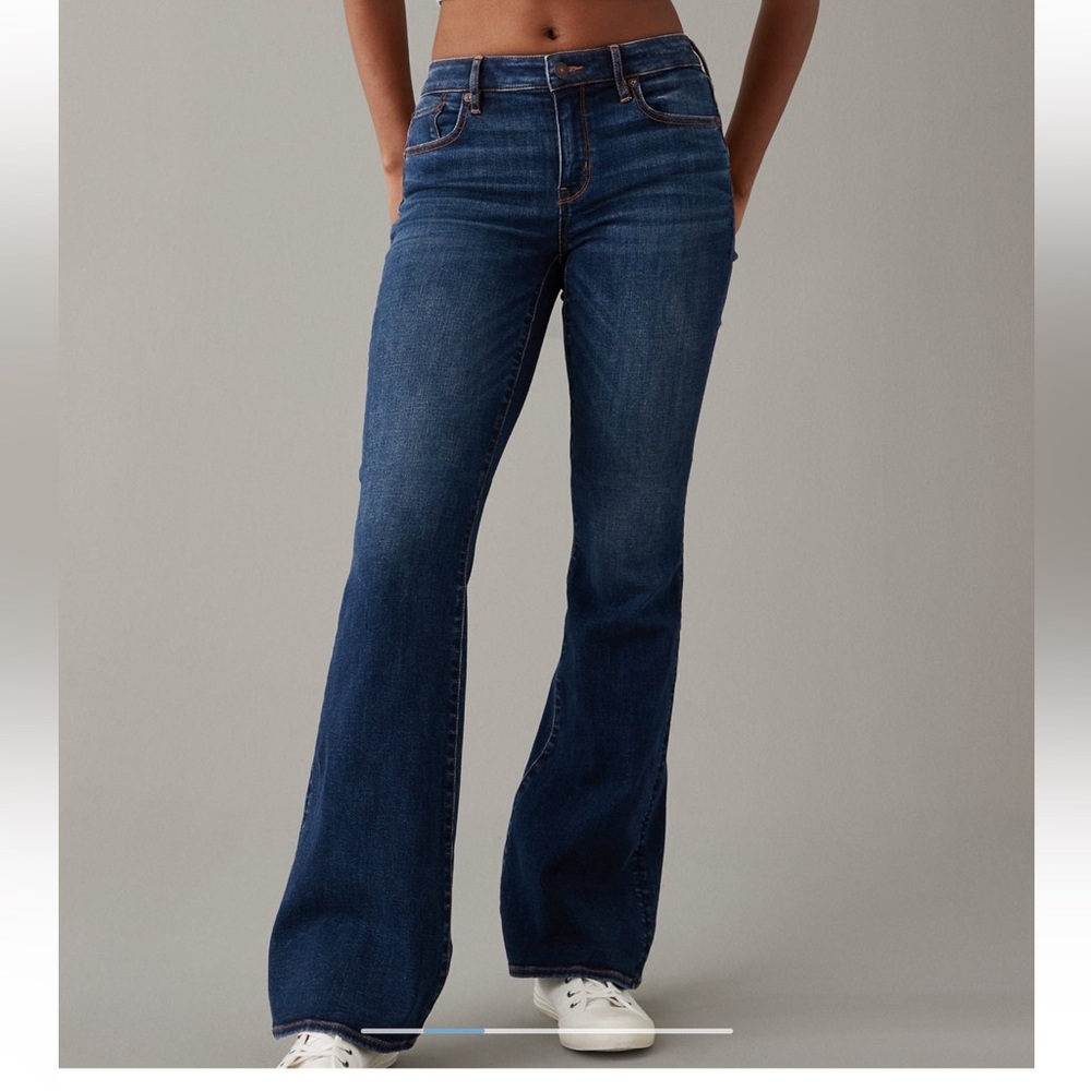 AE Next Level low rise flare jean